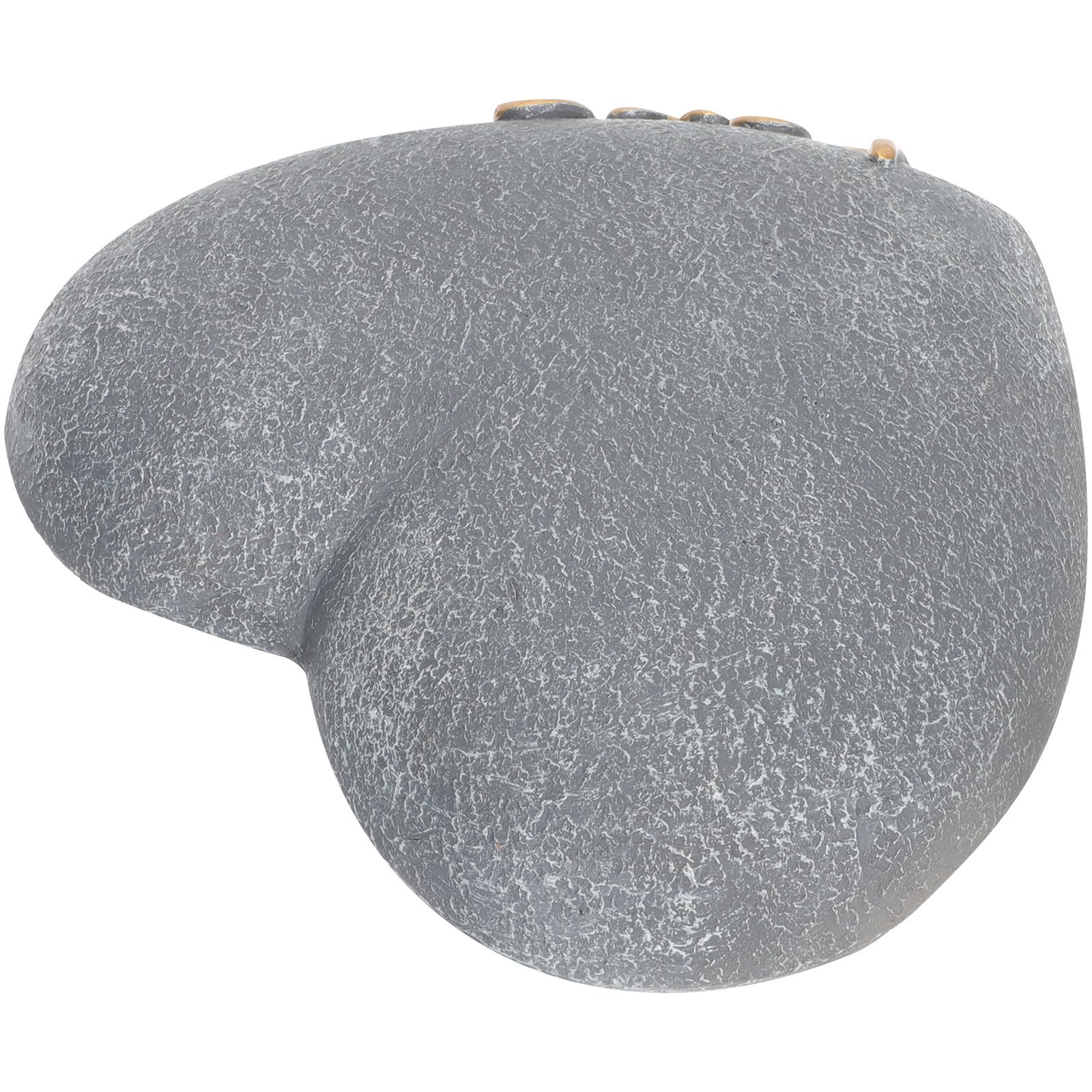 Piedra conmemorativa para mascotas en tu jardín: el tierno marcador SHINEOFI en forma de corazón