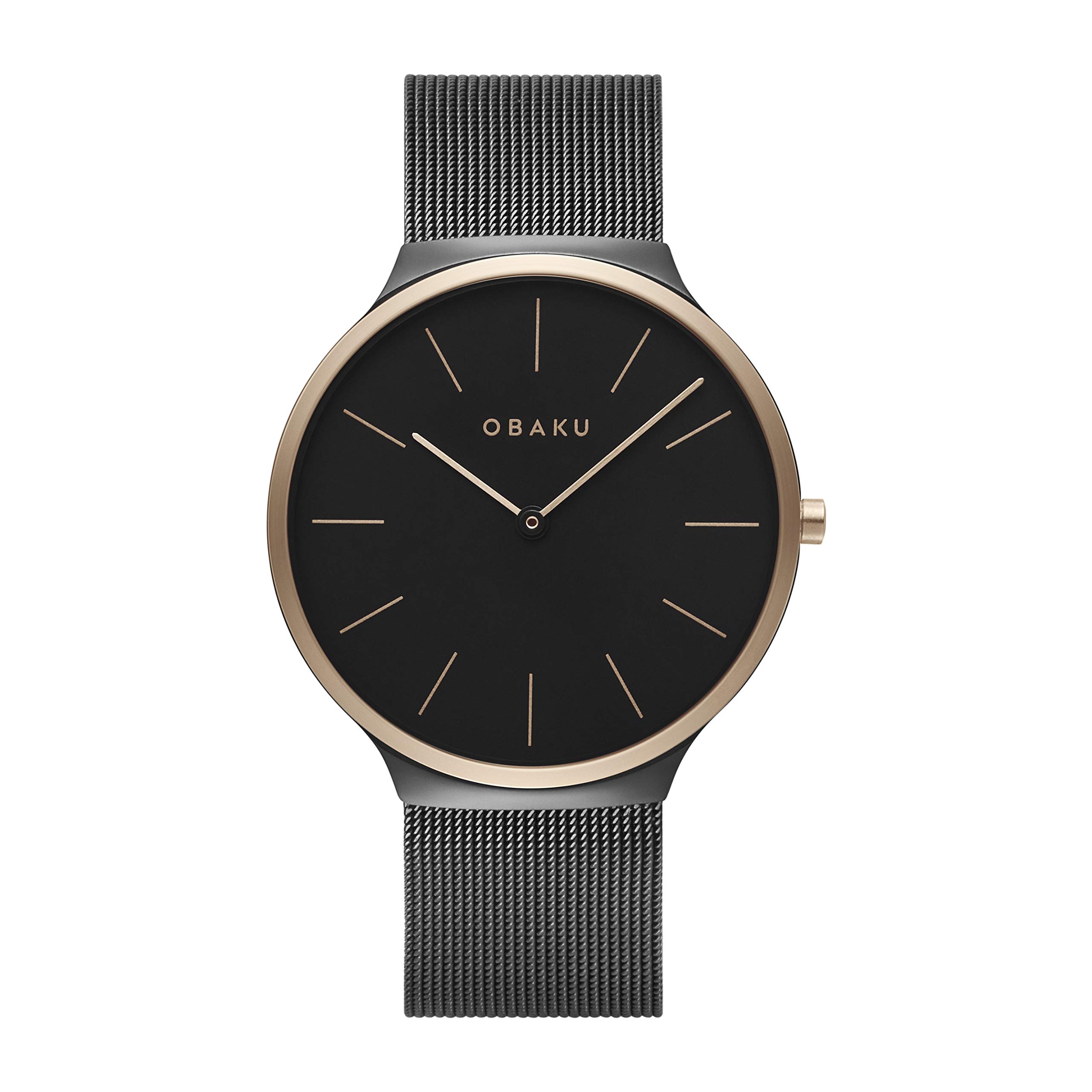 Obaku Ark Night Analog Black Dial Mens Watch-V240GXMBMB (B084JSGRRN) Amazon Price History, Amazon Price Tracker