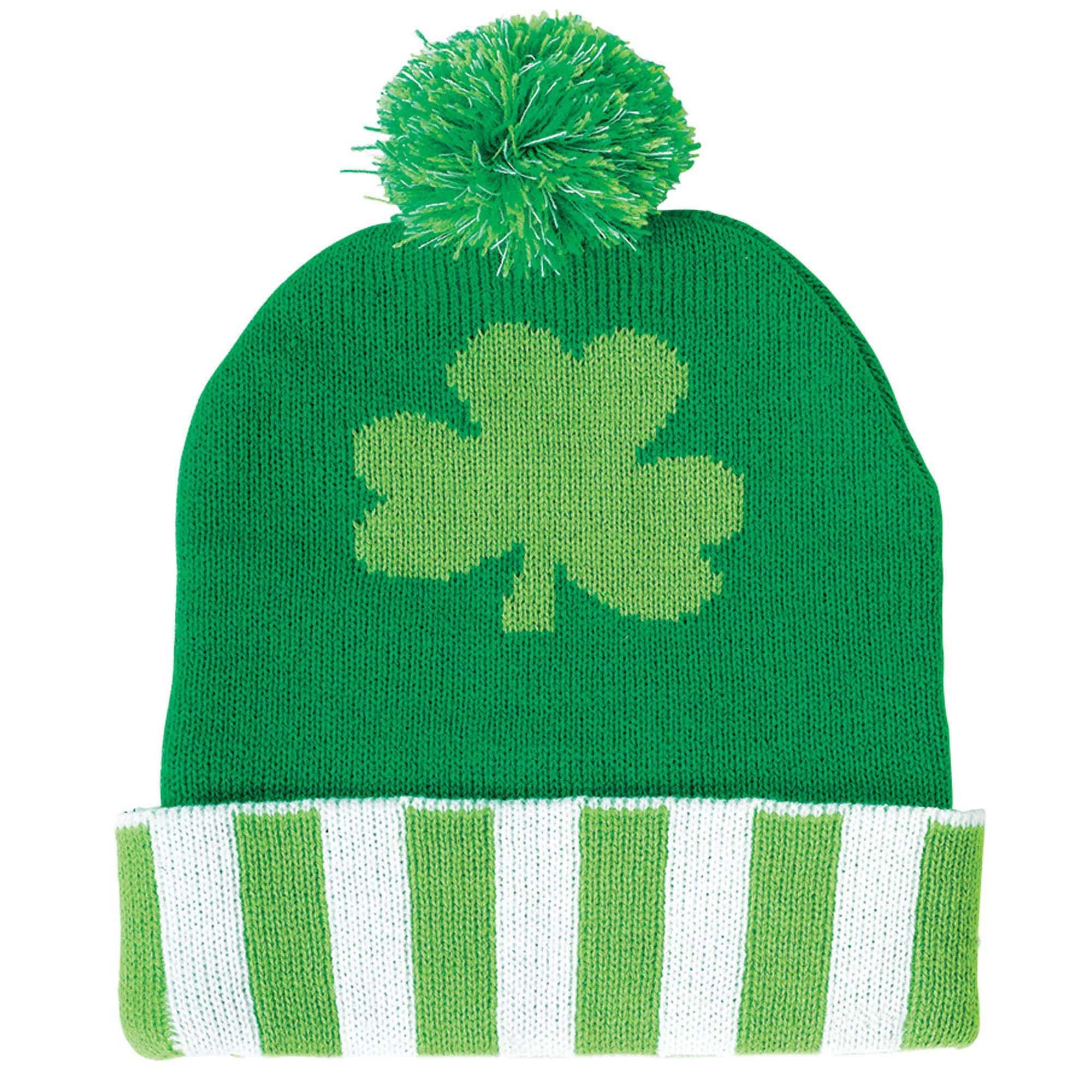 Green Knit Beanie 