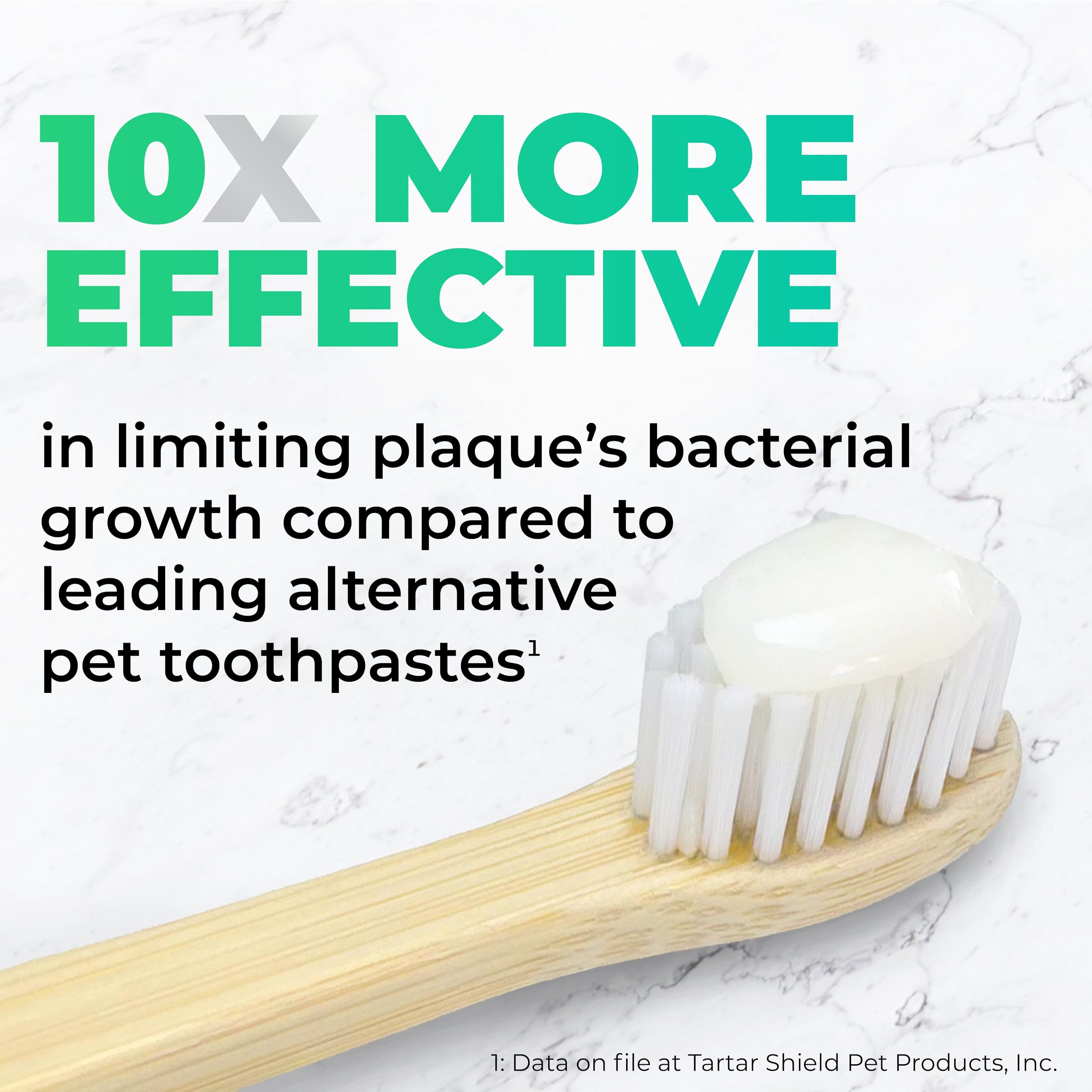 Tartar Shield Pro Care – Natural Enzymatic Pet Toothpaste – Protects Against Plaque & Tartar – Freshens Breath & Gently Removes Stains – for Dogs & Cats – Coconut Flavor, 3 Oz.