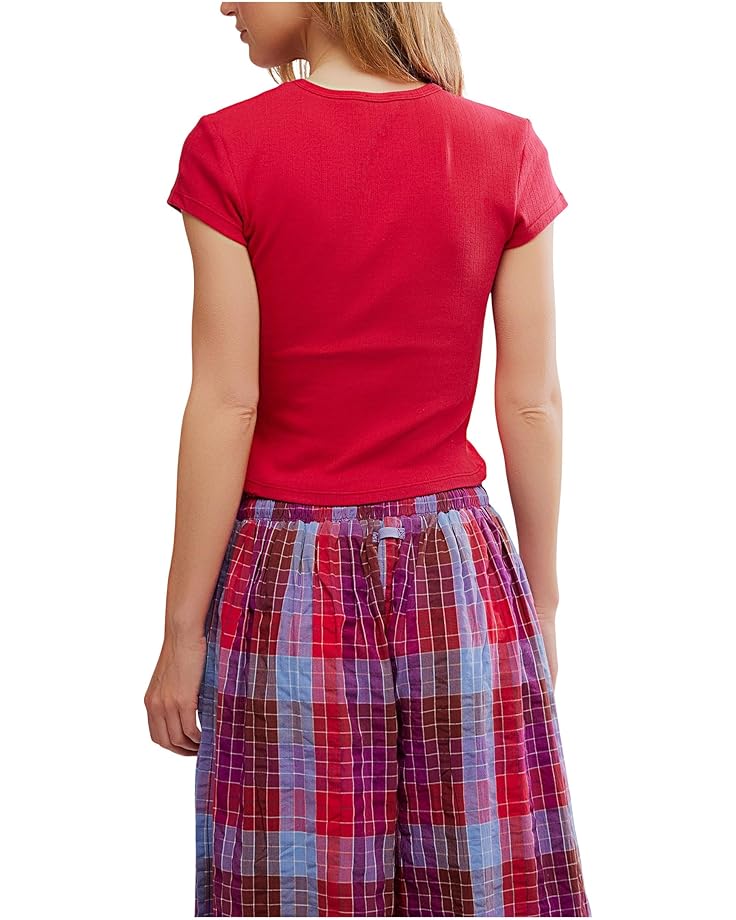 Free People Wait A Minute Baby Tee - #3 of 5