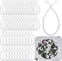 Vista 28 de Zhengmy 16 lazos de guirnalda de Navidad de 20 pulgadas, lazos decorativos de Navidad para barandilla, reutilizables y flexibles, para decoración