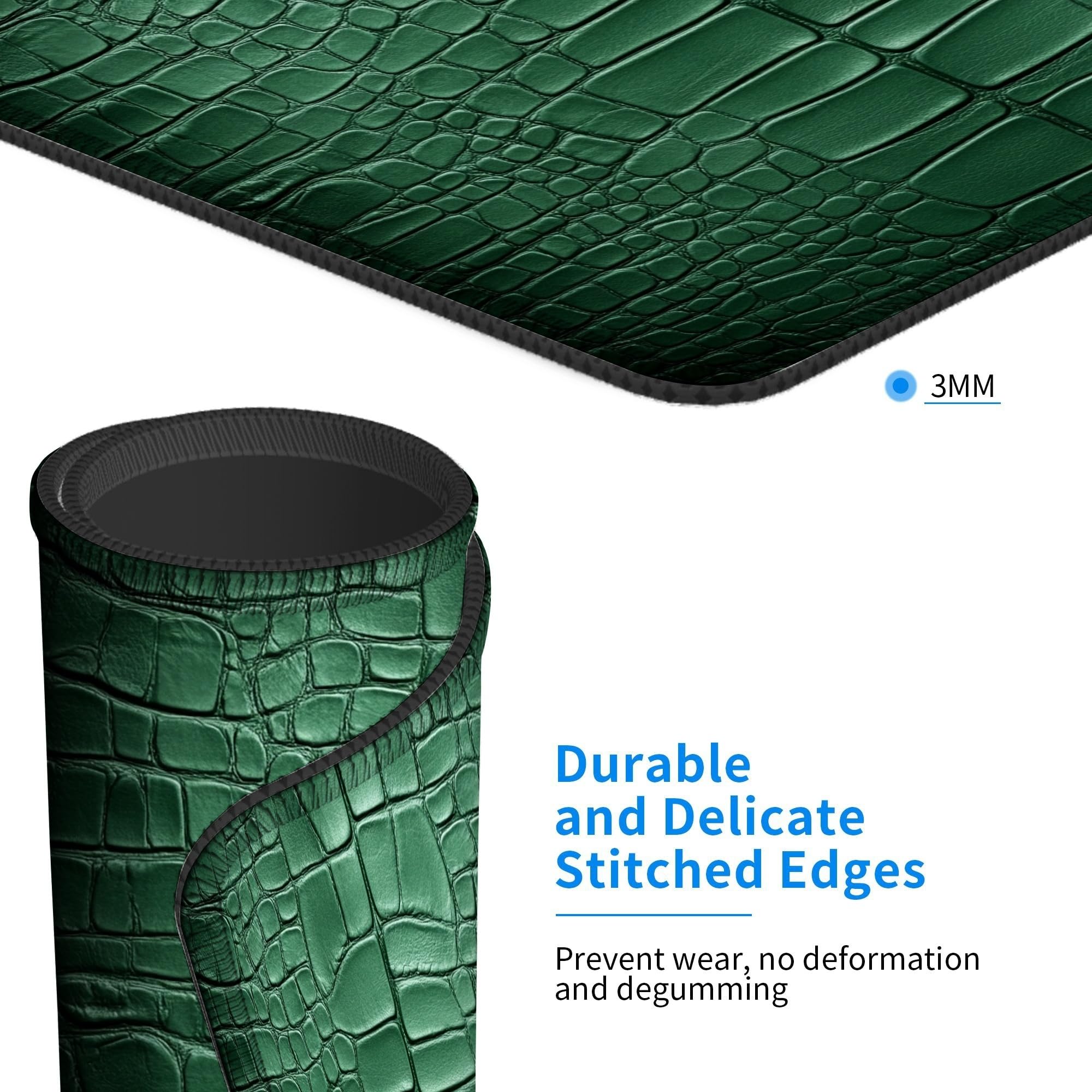 Amazon.com: Elegant Green Crocodile Texture Mouse Pad, Stylish