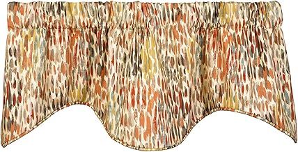 Decorative Things Kelly Ripa Designer Fabric Valances for Windows Valance Curtains Window Treatments Kitchen Valances for Windows or Valances for Living Room