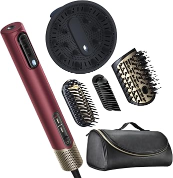 Conair DigitalAire Styling System, 4-in-1 Drying & Styling, 1600W | All-in-one diffuser hair dryer, hair straightener, detangling attachment, and volumizing brush with heat up to 255F