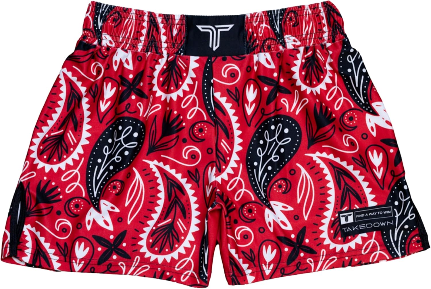Takedown Men’s MMA Fight Shorts - Durable No-Pocket Training Shorts for Jiu Jitsu, BJJ & Workouts