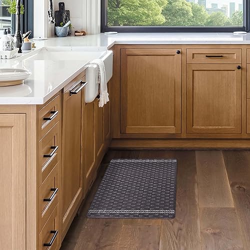 Miniatura 8 de Lucky Brand Alfombrilla de bienestar estampada  Tapete de cocina acolchado cómodo  Fácil de limpiar  Antifatiga y antideslizante  0.472 in estampado