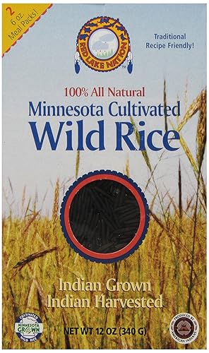 Red Lake Nation Arroz silvestre cultivado 100 natural de Minnesota