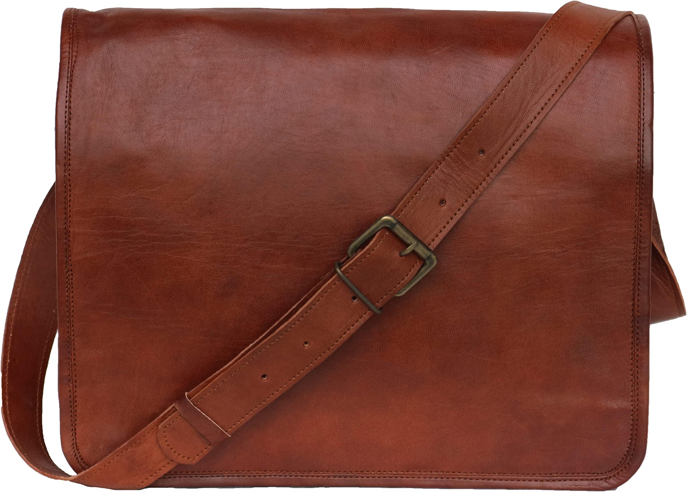 Acheter Sac messager en cuir véritable, mallette de bureau pour ordinateur portable, sac à bandoulière
