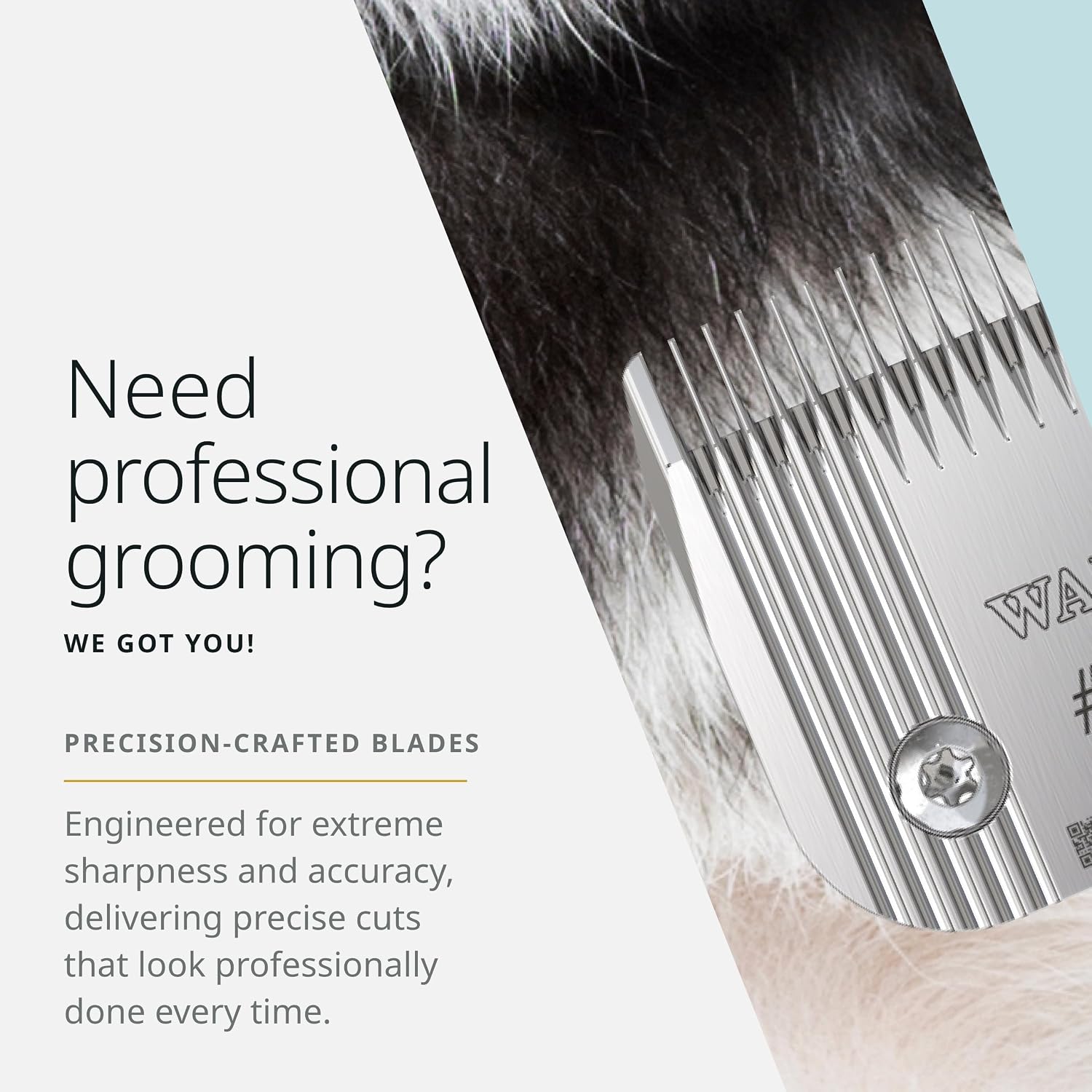 Wahl Pro Animal Prime Series Blades - Professional Fine Tooth Pet Clipper for Horse, Cat & Dog Grooming - Made from High-Carbon Steel - #7, 3.2mm image 3