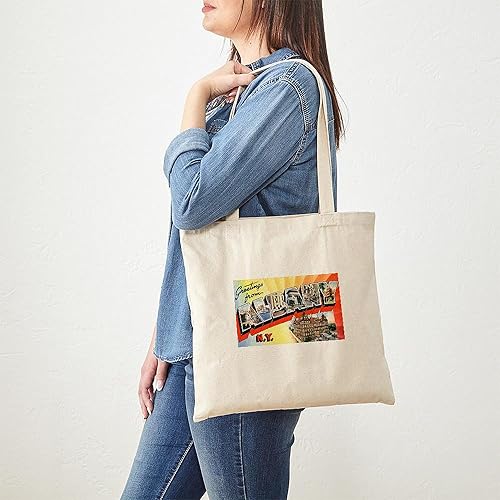 Miniatura 4 de CafePress Albany New York Greetings Tote Bag Canvas Tote