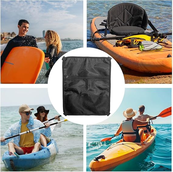 Canoe Deck Bag | Paddleboard Deck Storage Bag,Multi-Functional Pouch Clothes Organizer for Boat Water Sports Expedition Marine Research Surfing