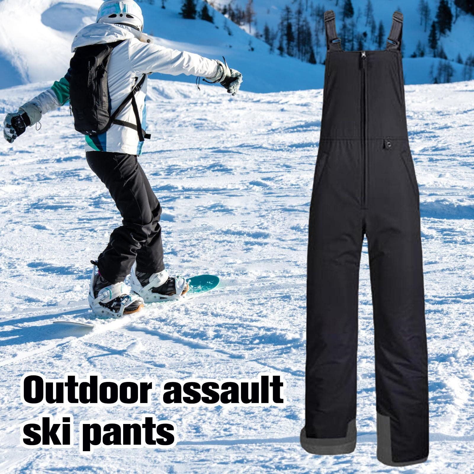 Mono El Esquiar Pants Pantalones De Esquí Mujere Impermeables