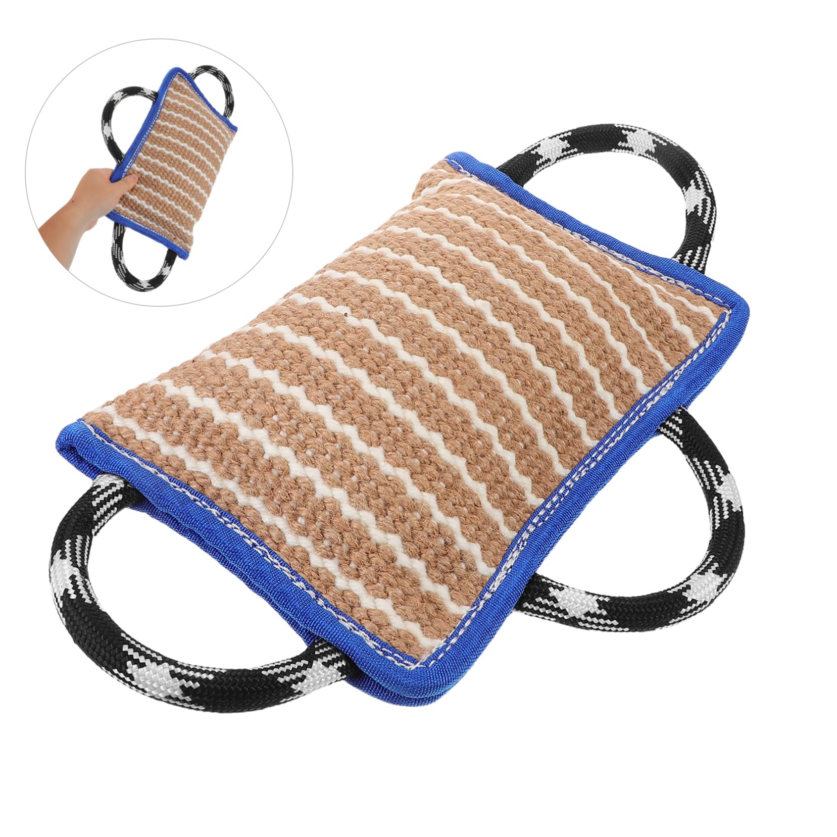 Cojín de Resistente para Tirón y Entrenamiento Juguete para Perros con Azules