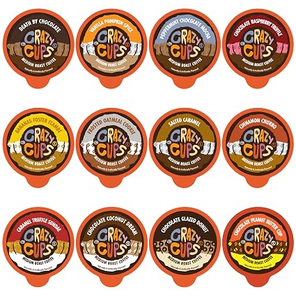 Crazy Cups Flavored Coffee Pods 