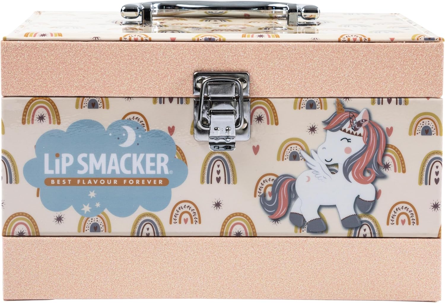 Lip Smacker Beauty Vanity Case, Alles-in-één Make-up Benodigdheden voor Gezicht, Lippen & Nagels voor de Ultieme Creatieve Look van je Kinderen, Haaraccessoires & Applicators Inbegrepen