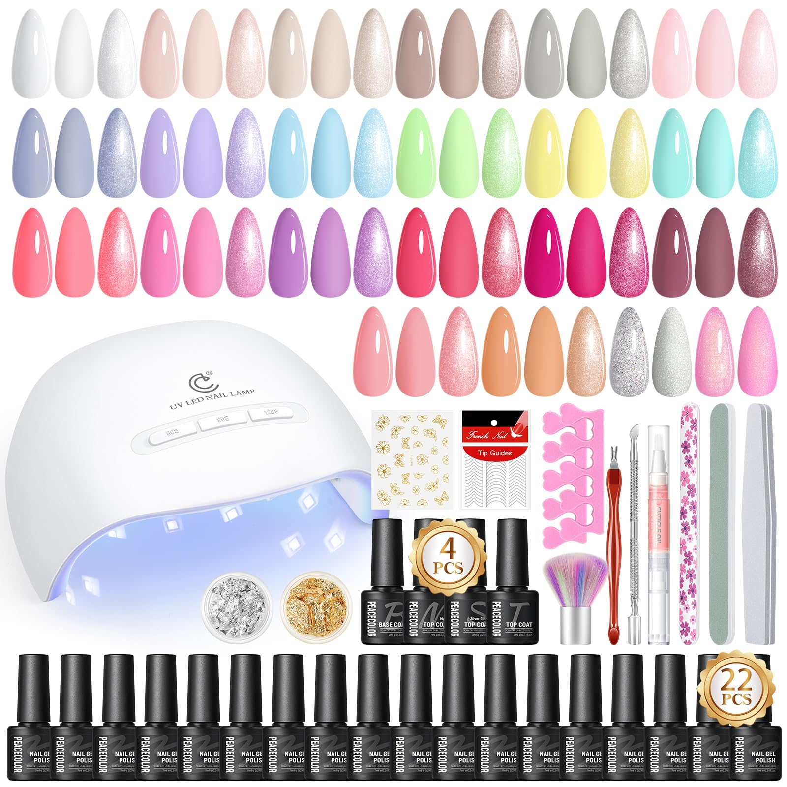 PEACECOLOR Gel Nail Polish Set