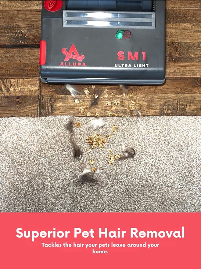 Aspiradora Vertical con Cable, Filtro HEPA, Cabezal Ajustable 5000 RPM, Elimina Manchas miniatura 8