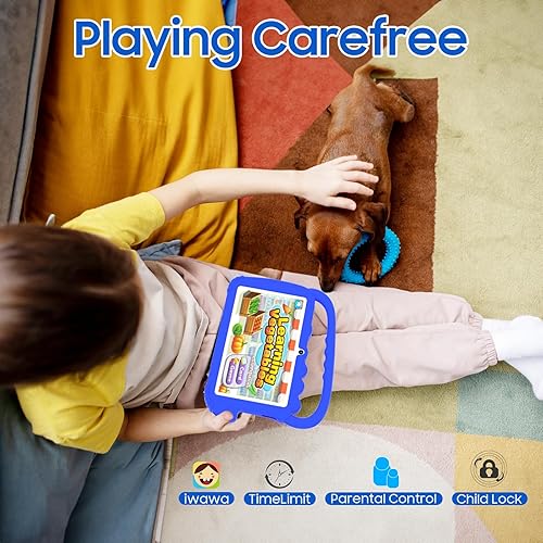 Miniatura 4 de Tablet para niños de 7 pulgadas para niños y niñas, tabletas Android 12 para niños con 4GB RAM 32GB ROM, tableta para niños pequeños con WIFI
