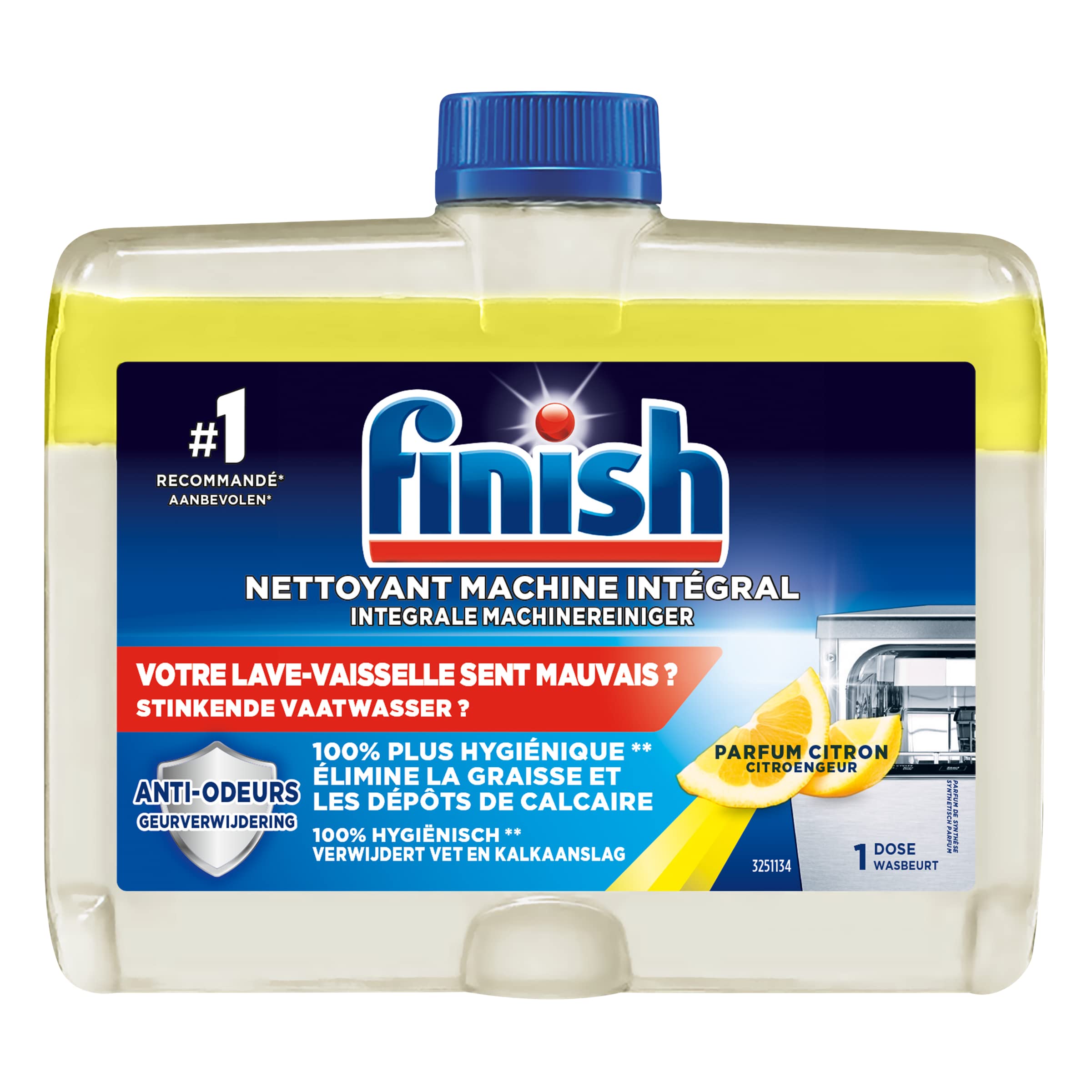 Finish Limpiador Integral Citroen - Lavavajillas - 12x250 ml