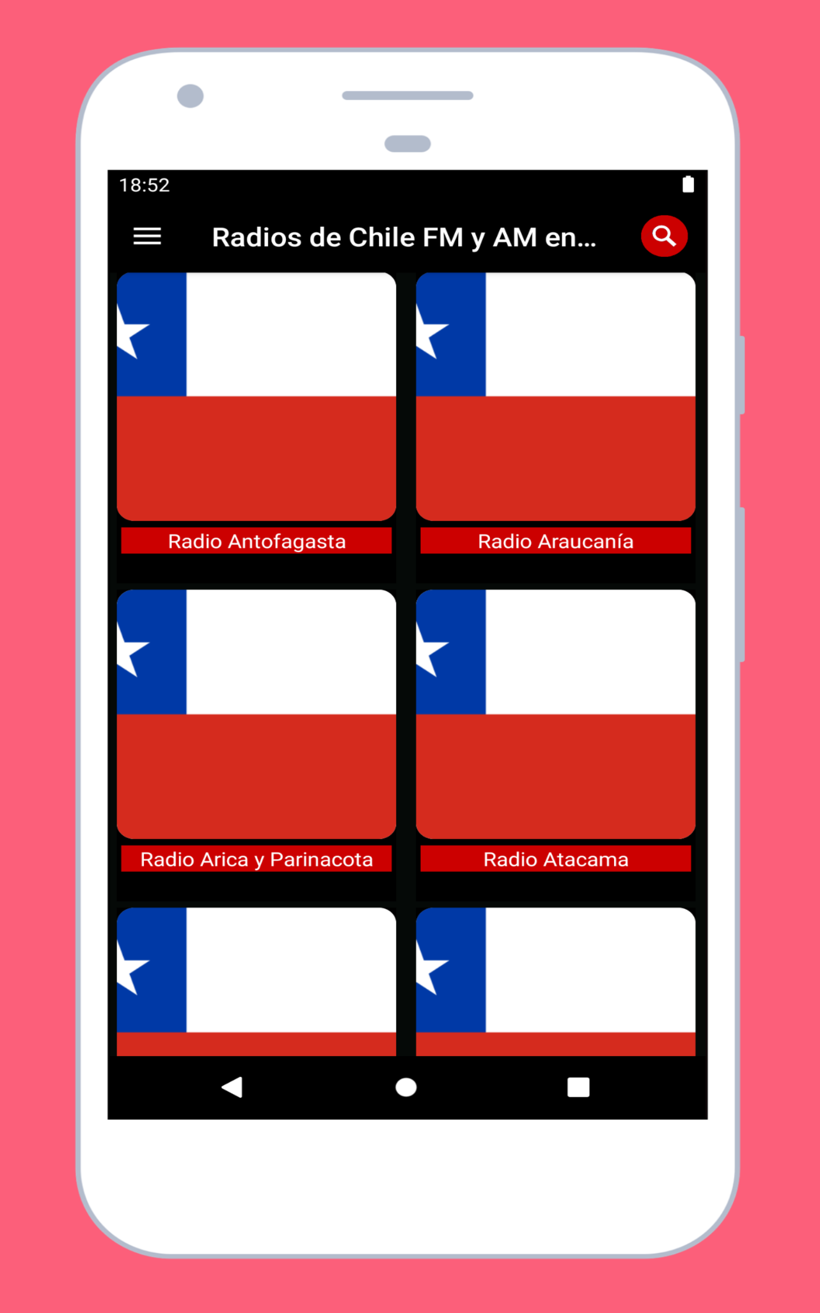 Radio Chile AM & FM Online Listen to for Free on Phone and Tablet