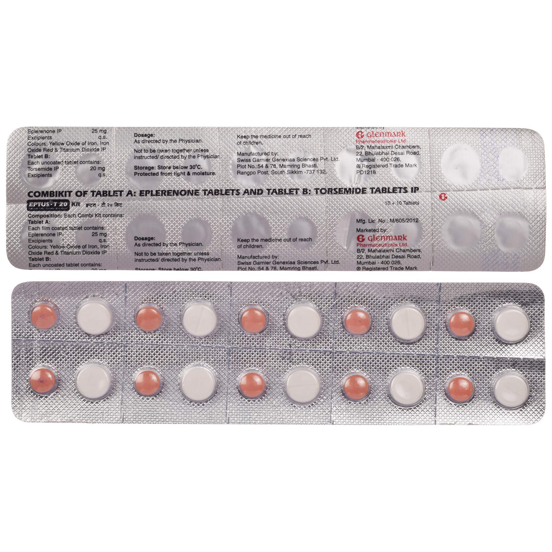 Eptus-T 20 Kit - Strip of 20 Tablets