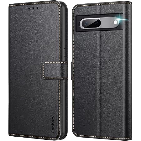 Étui Portefeuille Cuir PU Pour Google Pixel 6a - Protection Complète Avec Rabat Magnétique Et Support - Ganbary