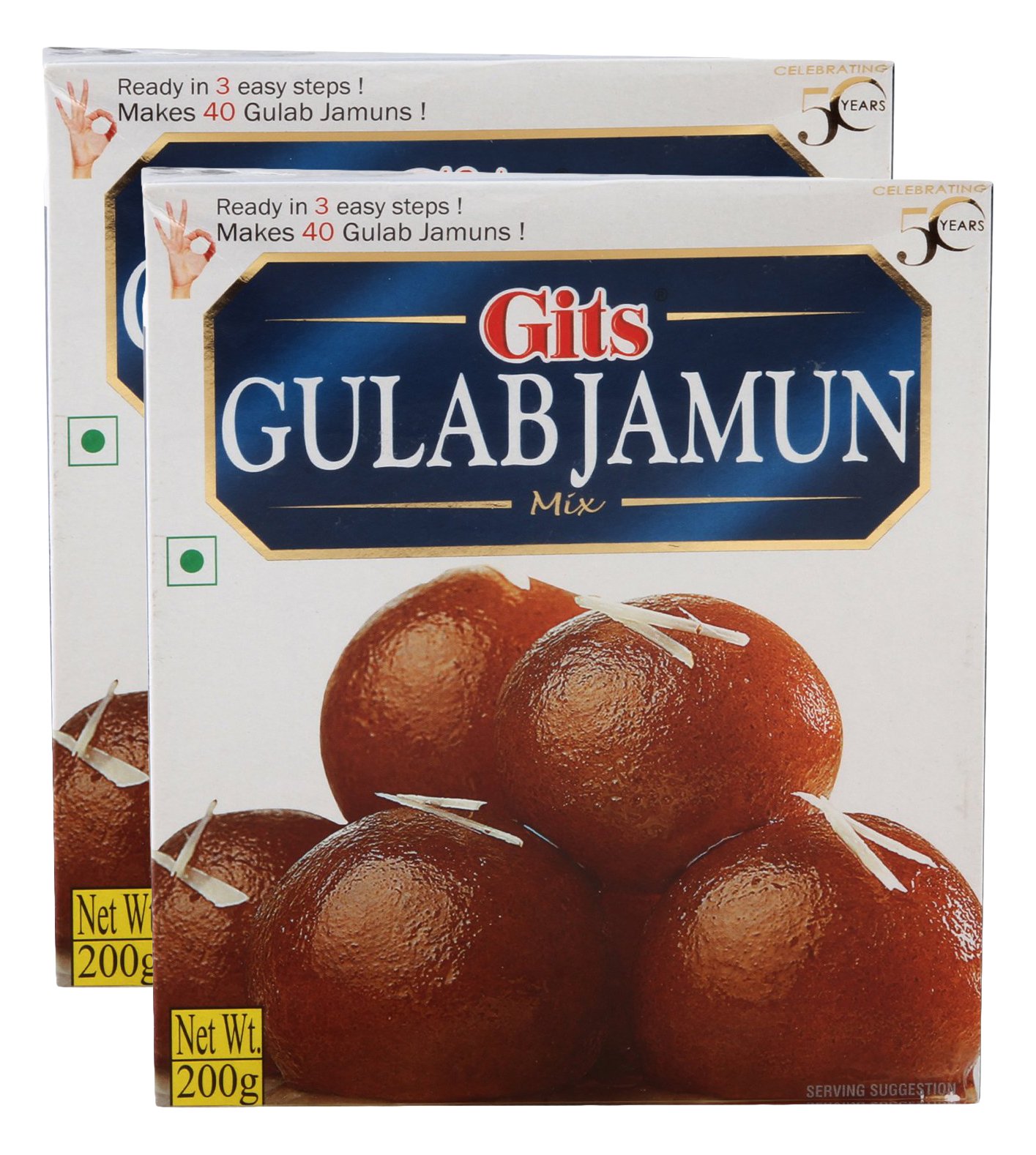 Big Bazaar Combo - Gits Gulab Jamun Mix, 200g (Pack of 2) Promo Pack