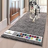 Vista 20 de Muddy Mat Tapete súper absorbente para interiores, de microfibra de secado rápido, antideslizante, para puerta principal, lavable a máquina