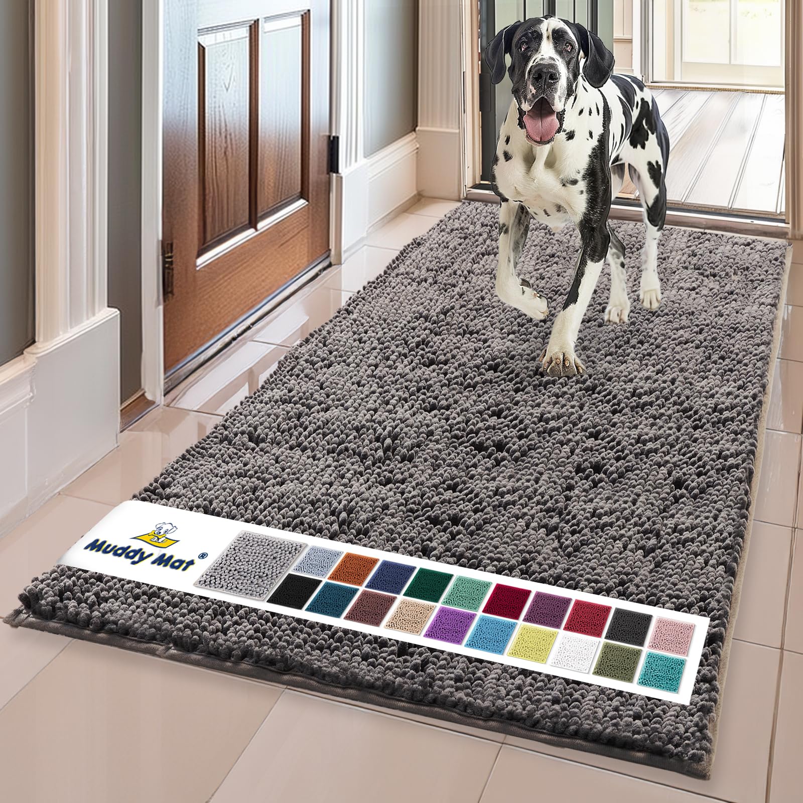 Amazon.com: Muddy Mat® | Super Absorbent Door Mat Indoor
