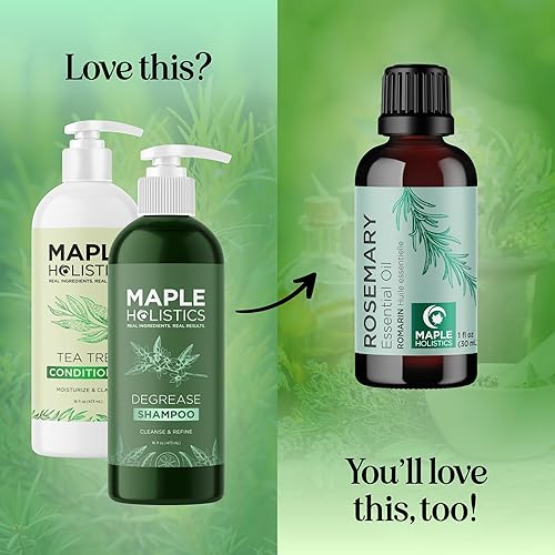 Miniatura 6 de Champú y acondicionador para cabello graso y cuero cabelludo, sin sulfatos ni parabenos, juego de champú y acondicionador para cabello graso con