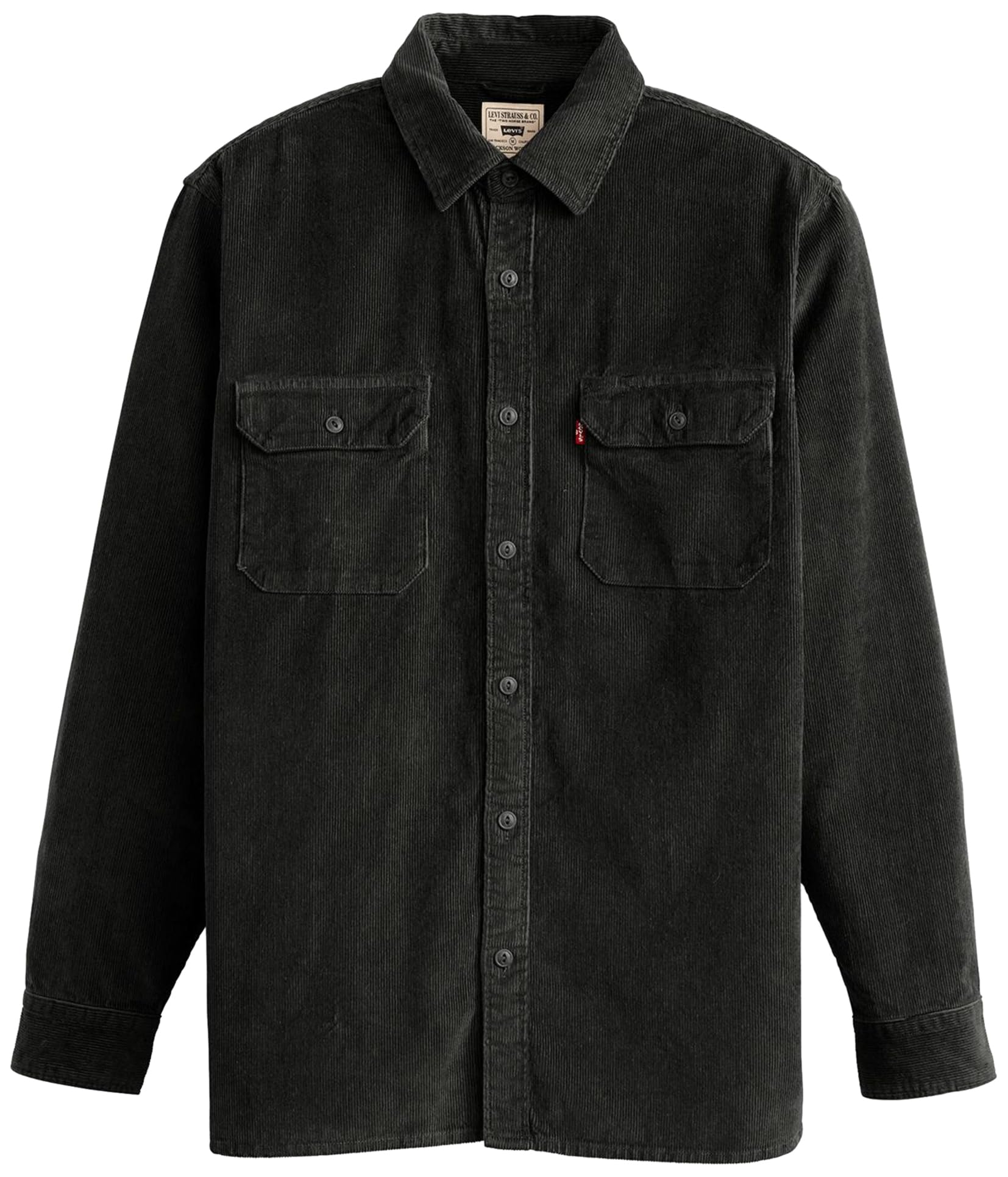 Levi's Men's Jackson Worker Shirt, Jet Black, S