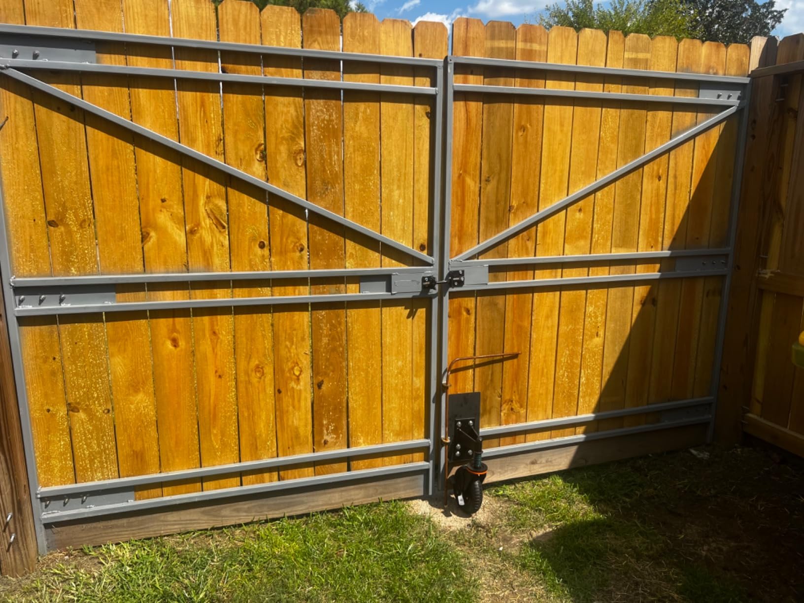 $12/mo - Finance 8 Inch Gate Wheel With Brake, 800lbs Heavy Duty Gate ...