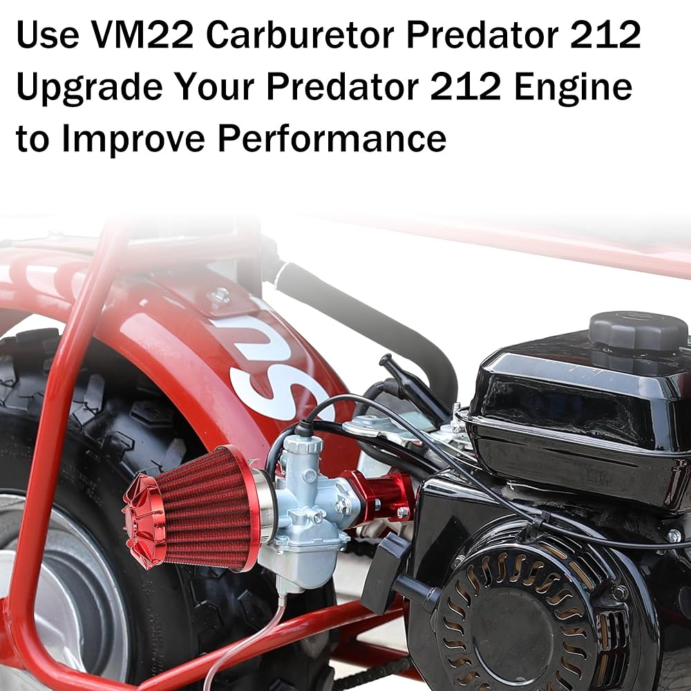 KILLER BURNER Ⅱ YOXUFA Predator 212 Stage 2 Kit with VM22 Carburetor Exhaust