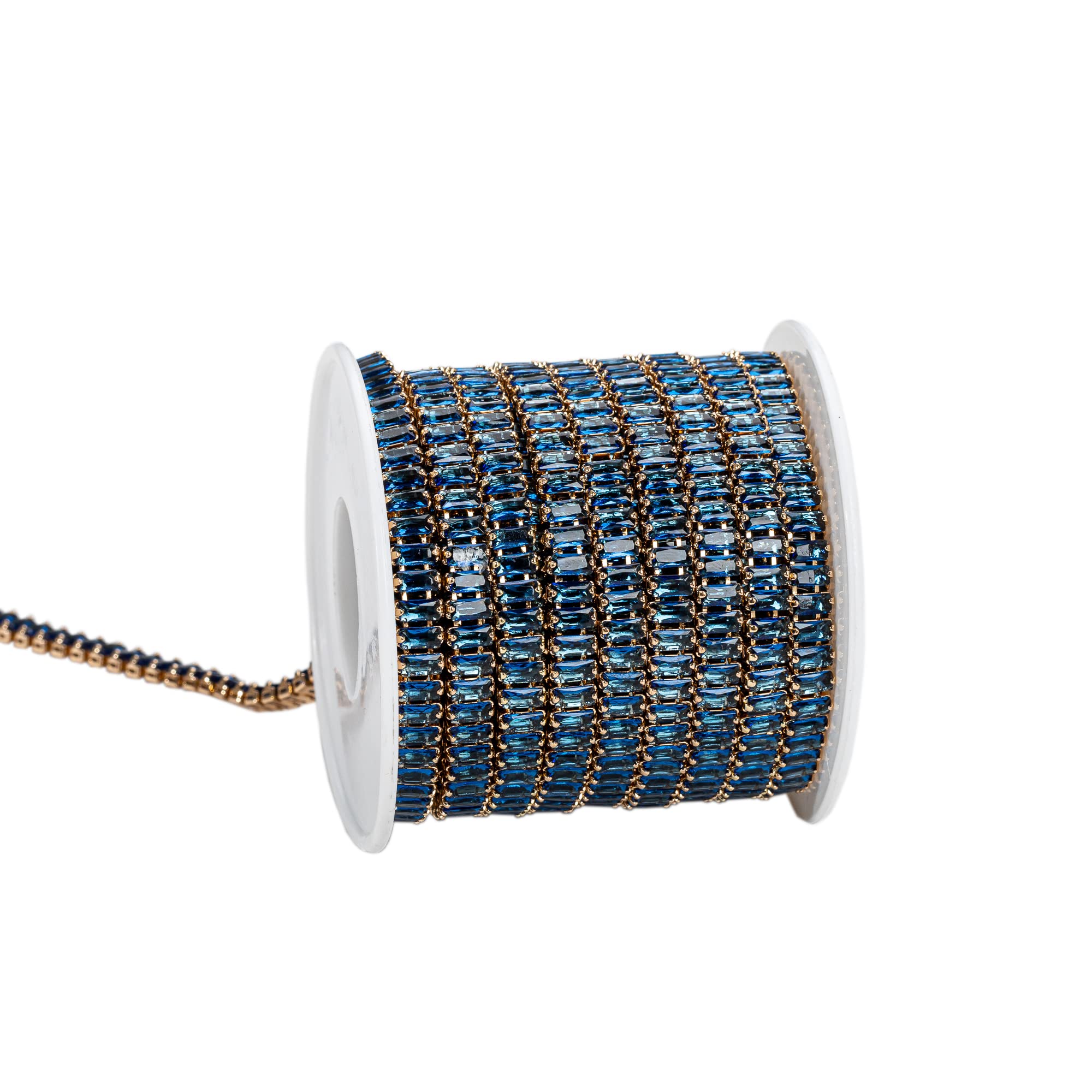 Amazon.com: KAOYOO 1 Yards Rectangle Zircon Rhinestones Close Chain ...