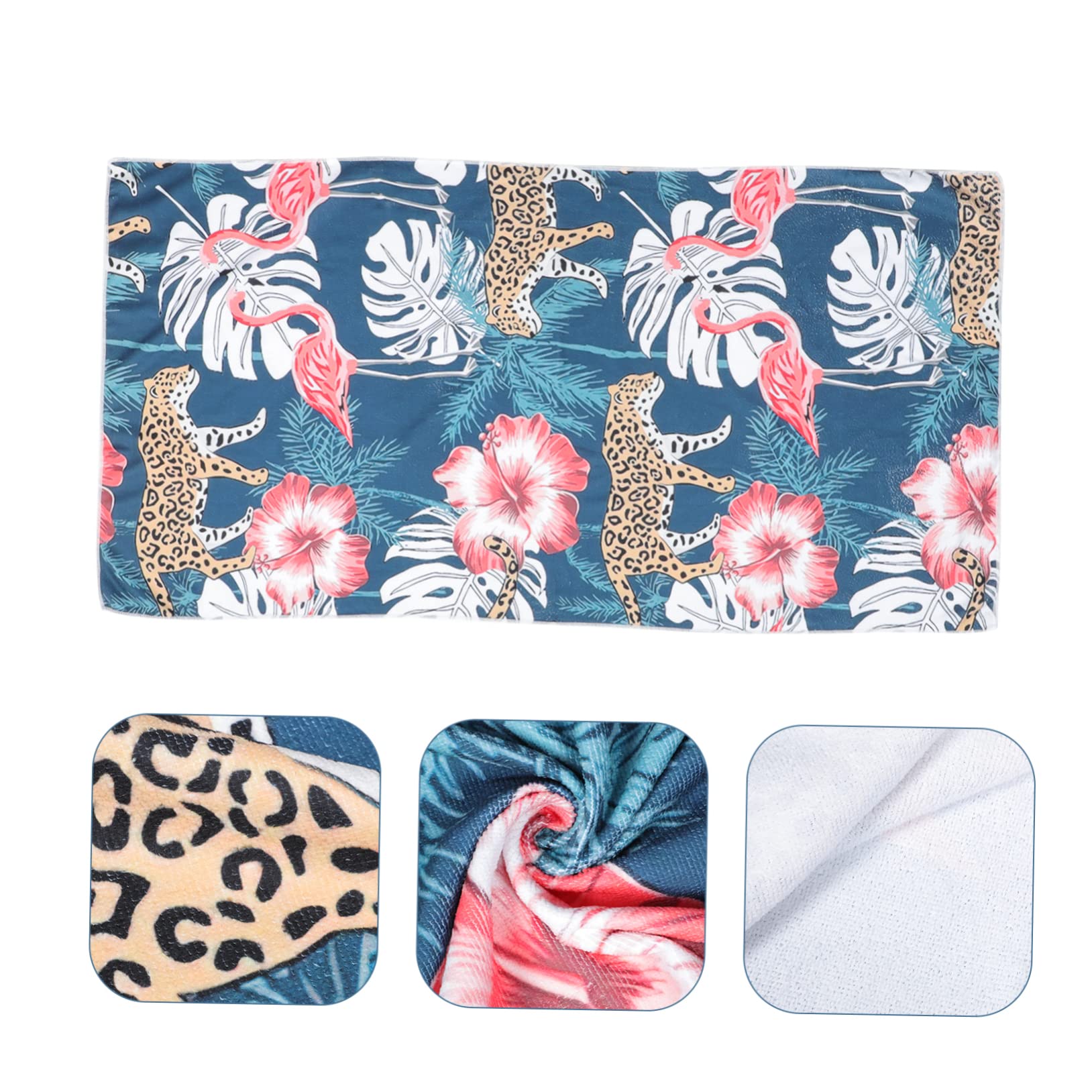 Cabilock Lot De 2 Serviettes De Bain Décoratives en Fibre Idéales pour La Plage La Piscine Ou Le Camping