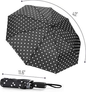 Amazon.com: Mr. Pen- Windproof Travel Umbrella, Polka Dots
