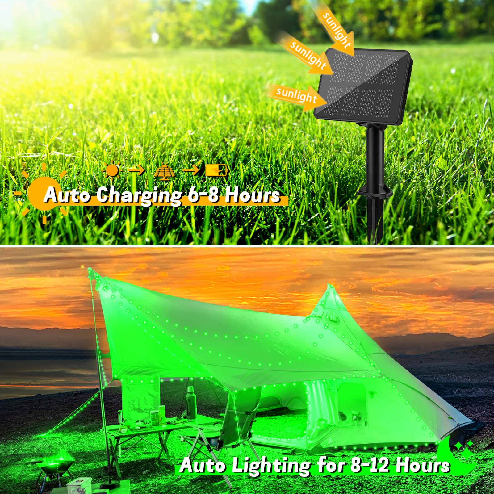 Gcstnn Solar Lights Outdoor Garden - Image 3