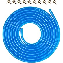 3/16 Clear Fuel Line Hose Tube 10 Feet Blue for Honda Kawasaki Predator Motorcycle Mini Bike Go Kart ATV Small Engine Parts I.D 3/16" x O.D 5/16" 5 mm x 8 mm