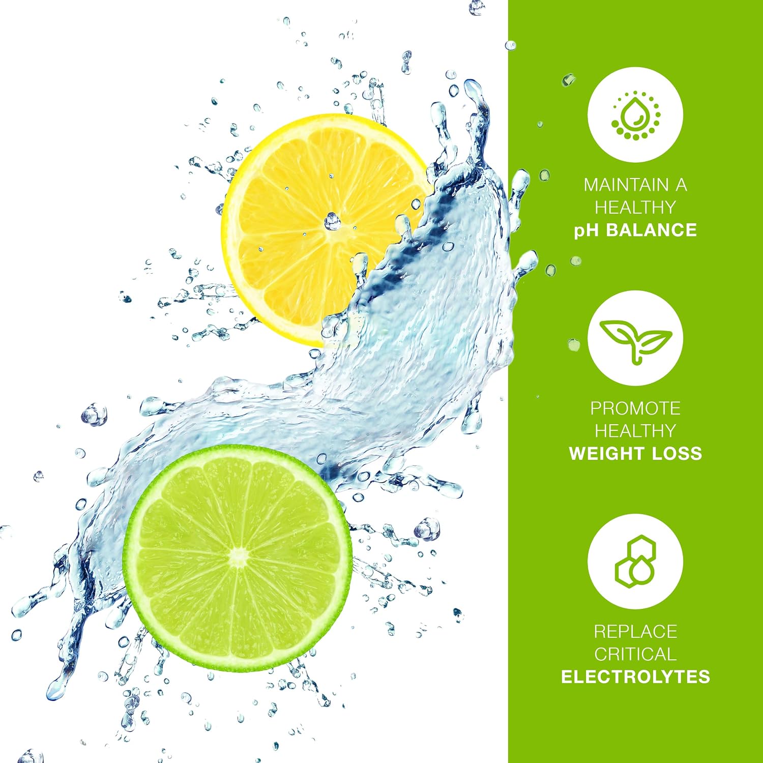 DoctorCare Plus pH Alkaline Water Drops, 2 Fl Oz, Lemon Lime Flavor