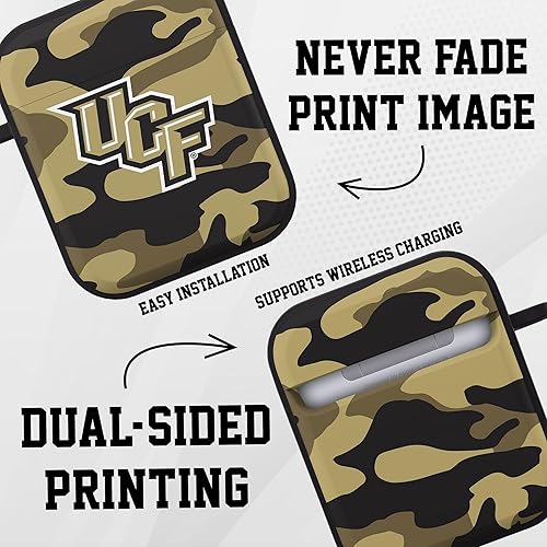 Miniatura 3 de AFFINITY BANDS Central Florida Knights Camo HDX Case Cover Compatible with Apple AirPods Generations 1 & 2