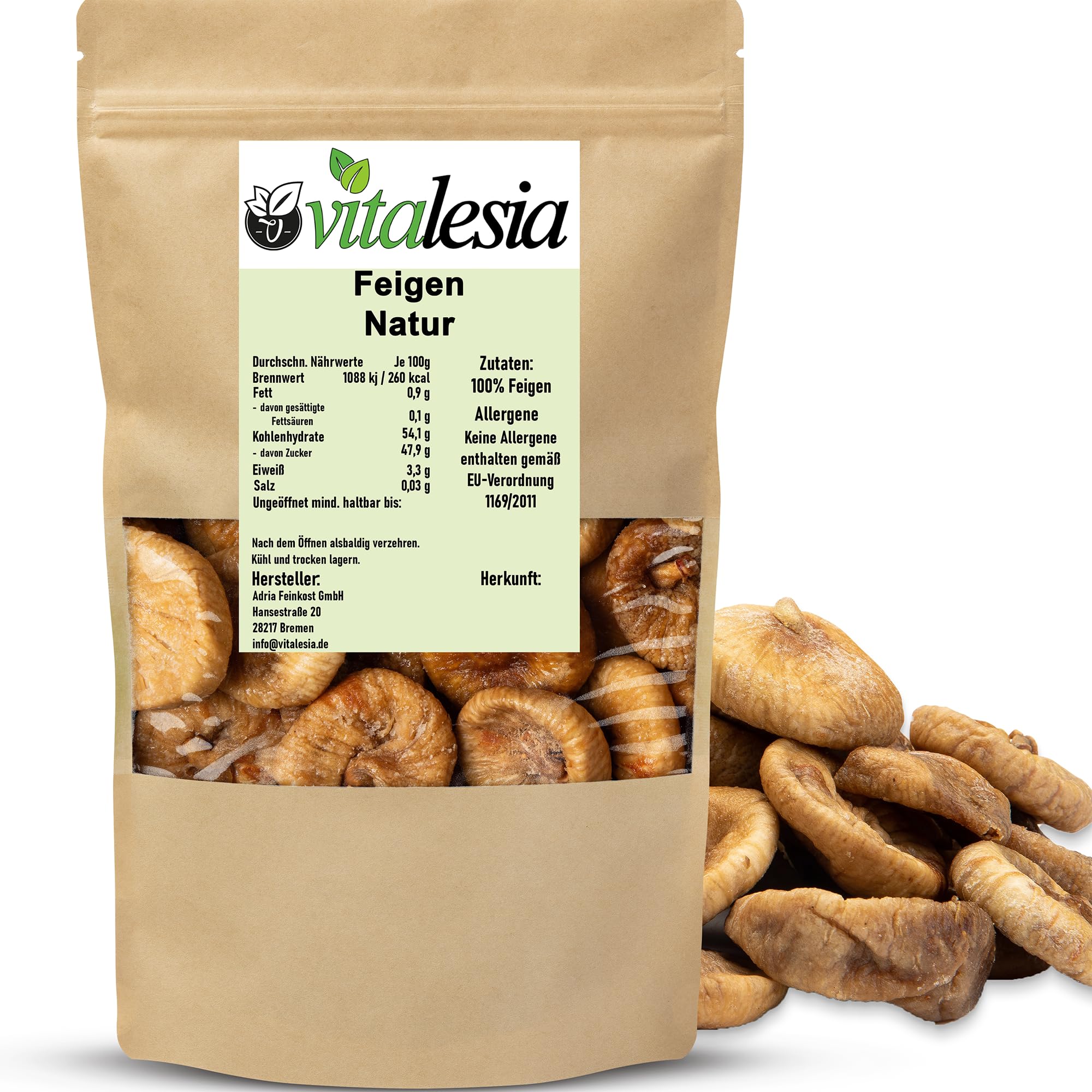 Vitalesia Feigen aus der Türkei 5kg ganz naturbelassen ungeschwefelt
