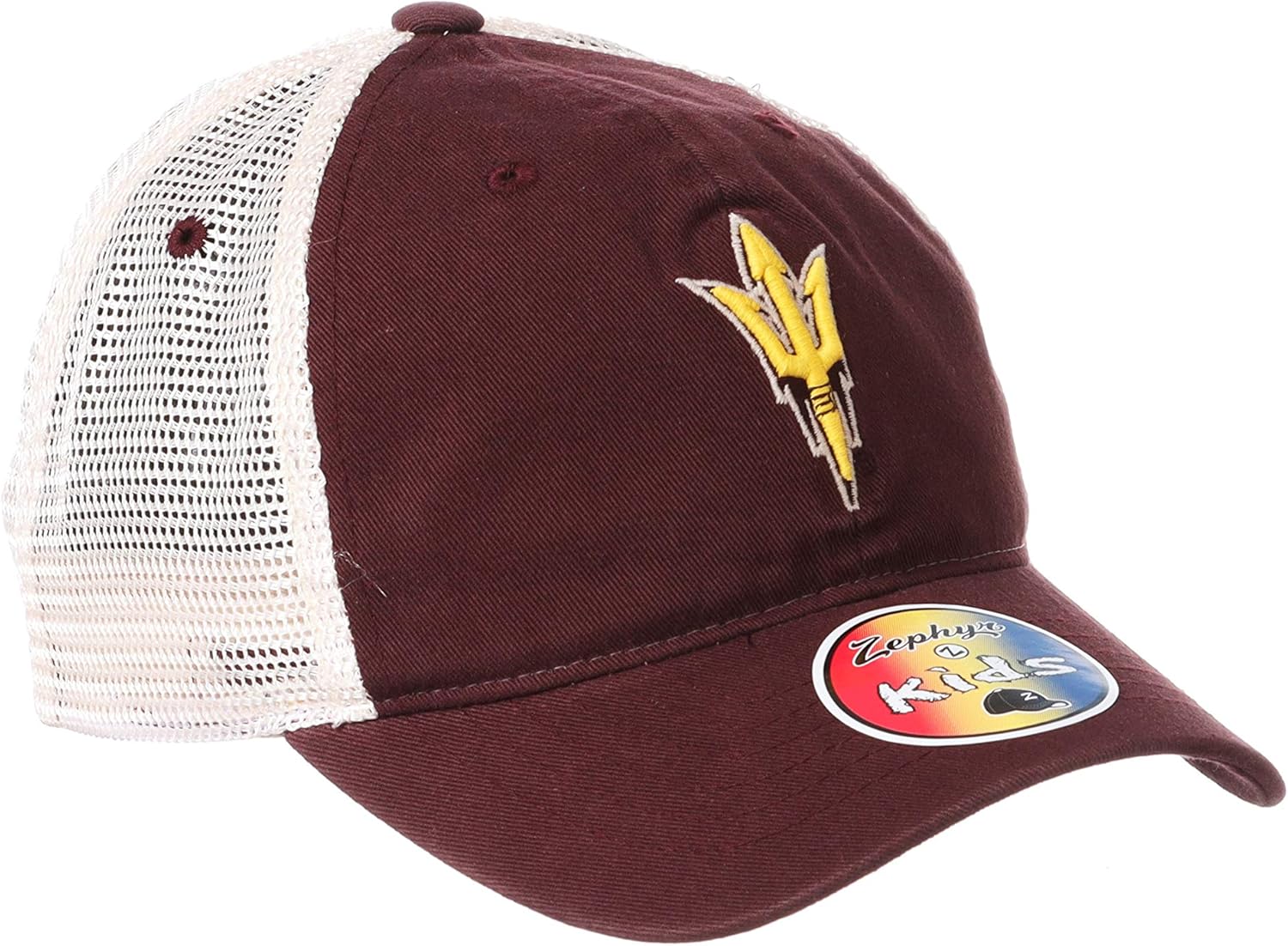Zephyr Unisex Adjustable University Hat Kids Team Color