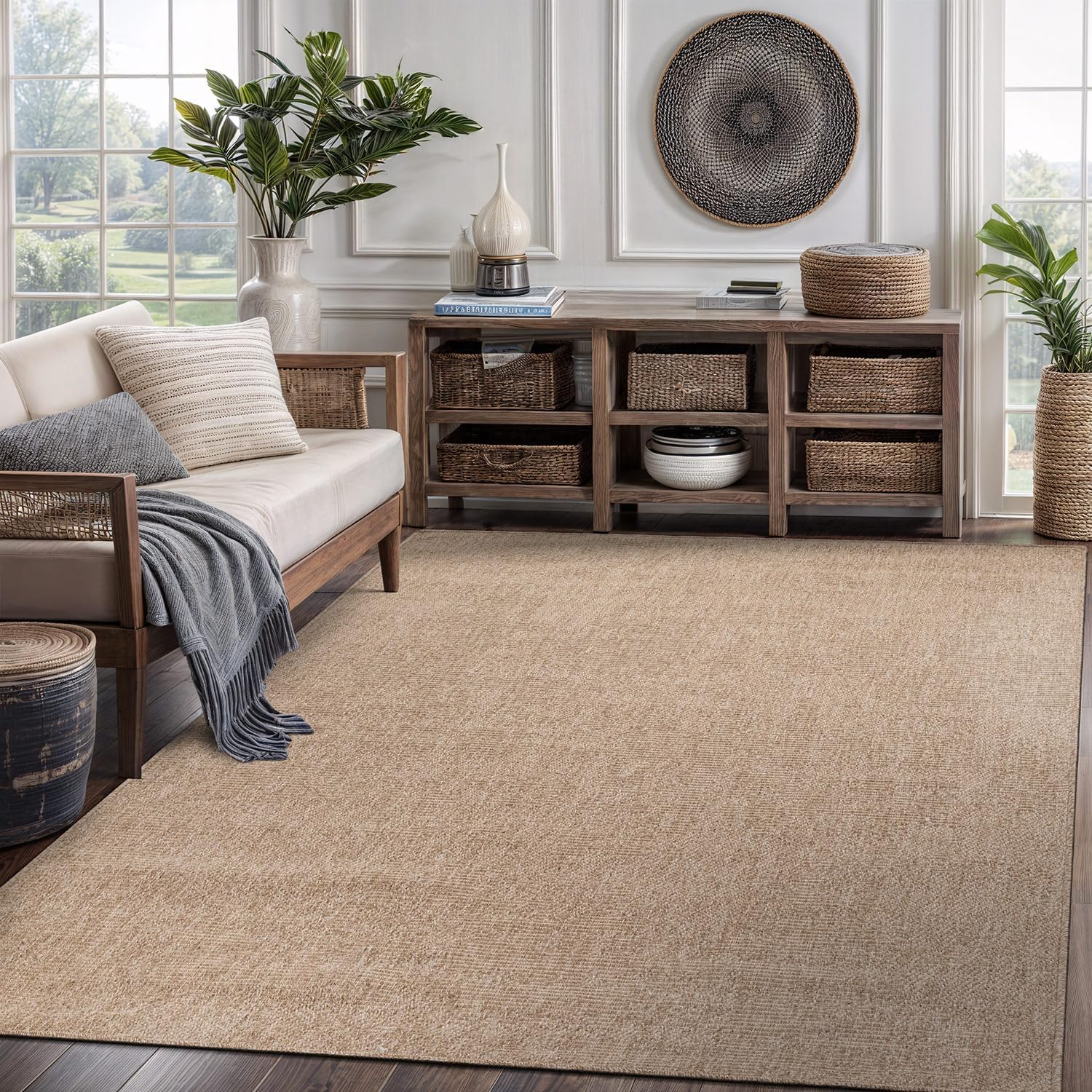 CAMILSON Easy Jute Rug 5×7,...