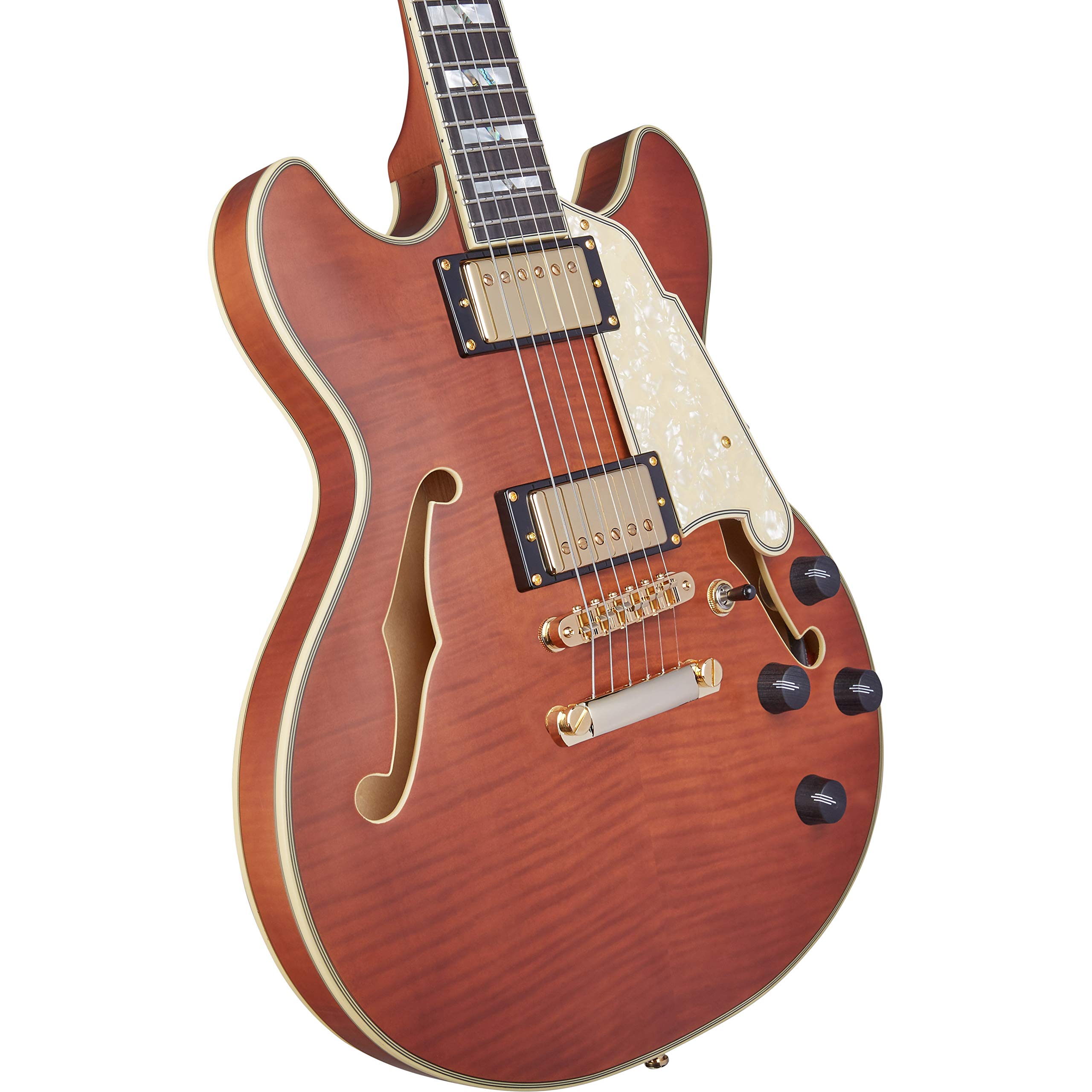 Amazon | D'Angelico Deluxe Mini DC Limited Edition, Matte Walnut