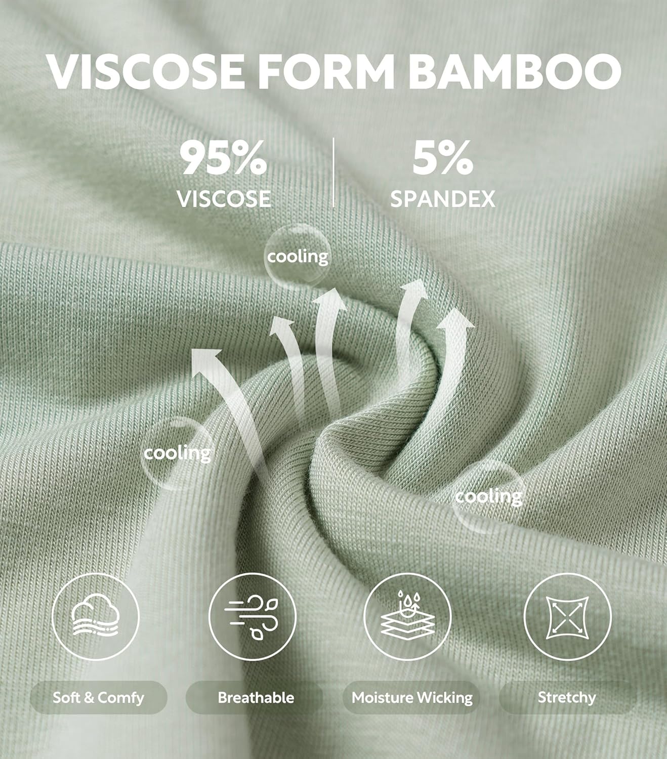 DAVID ARCHY Viscose from Bamboo Pajamas for Women Cooling Ultra Soft Short Sleeve Lightweight Comfy 2 Piece Pj Sets Sleepwear - Image 5