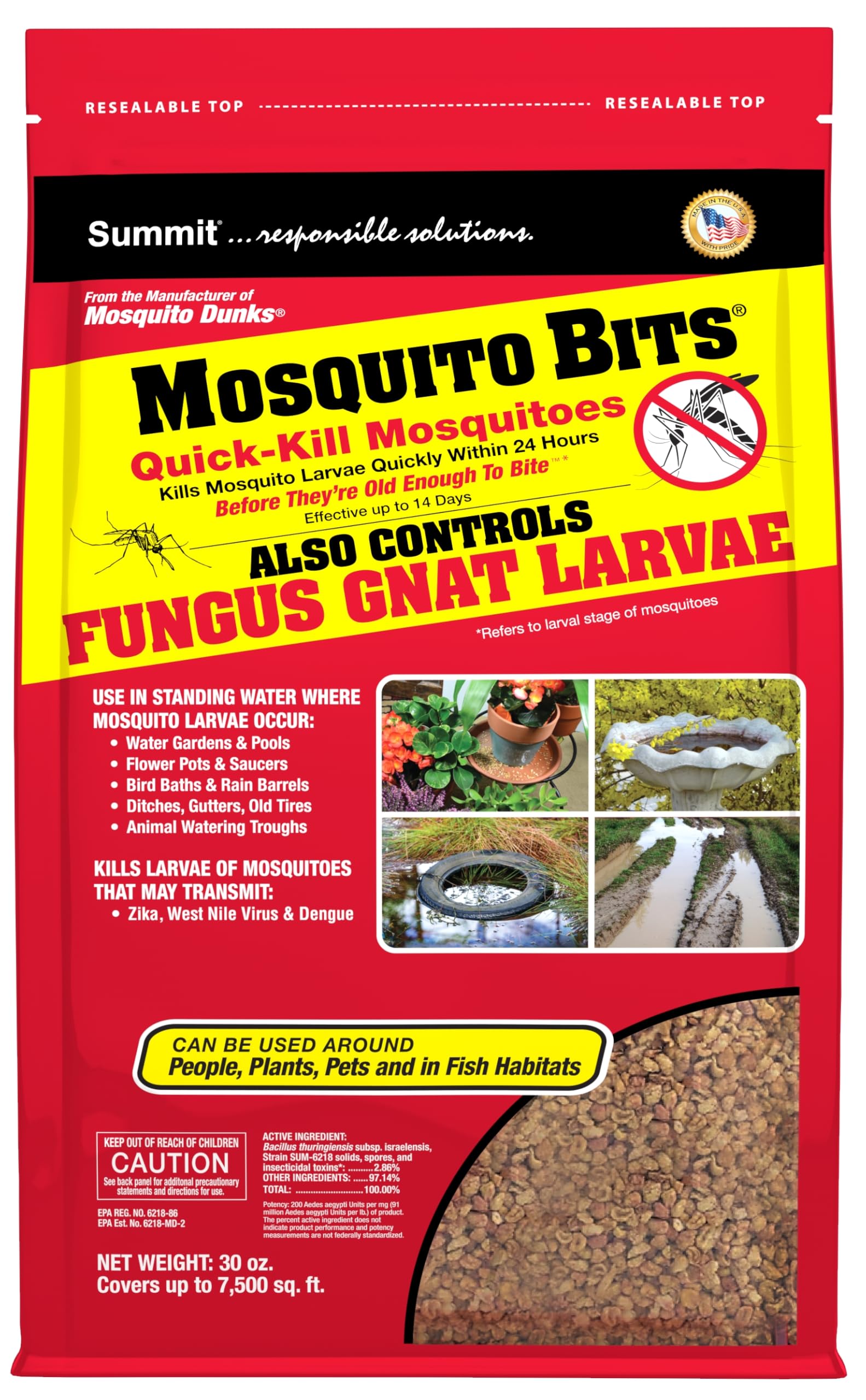 Summit Chemical CO 117-6 30 oz Mosquito Bits