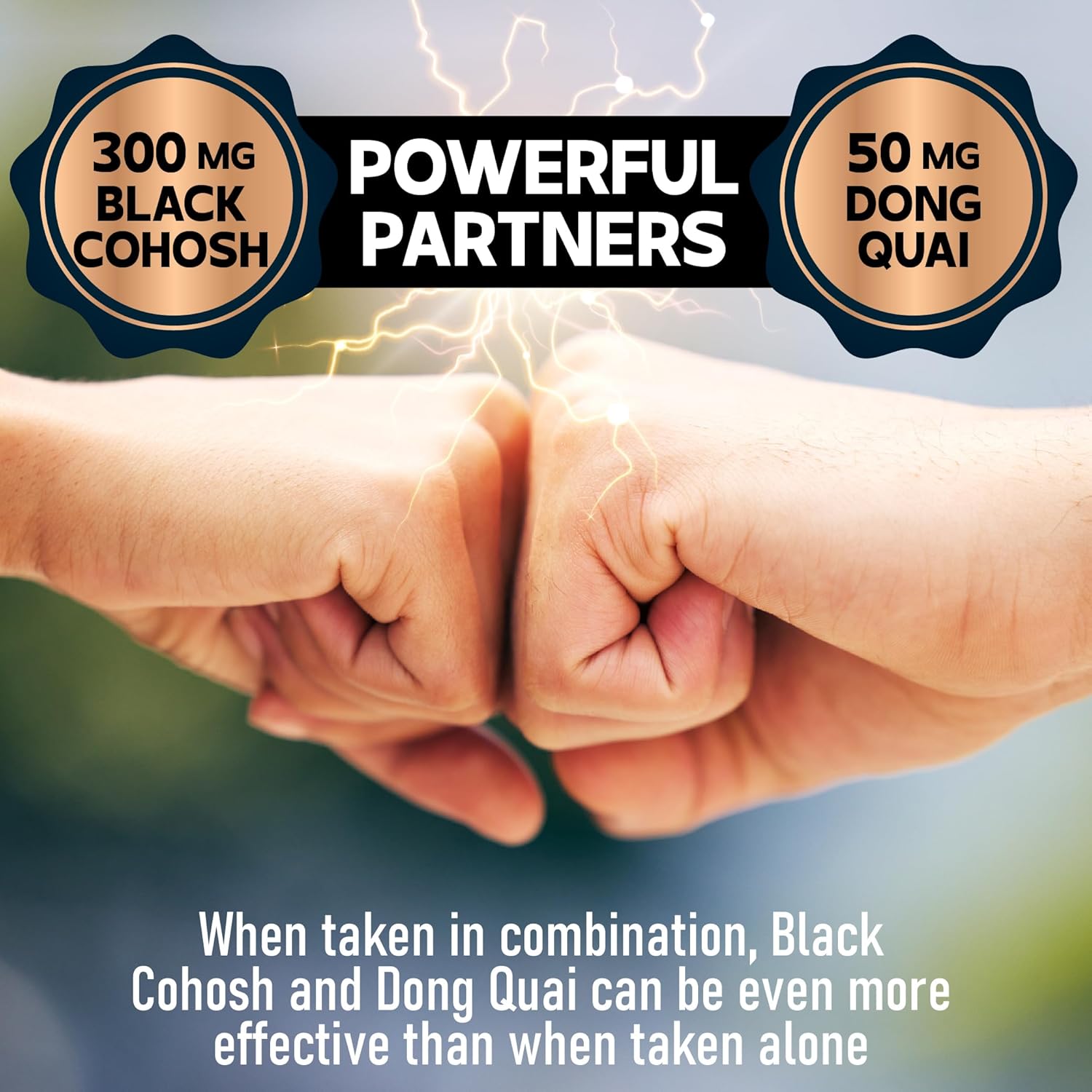 Black Cohosh Supplement - 3 Months for Menopause & Immune Health - Blend of 12 Potent Herb Includes Dong Quai, Chasteberry, Wild Yam, Red Clover, Black Pepper & Others - 90 Vegan Capsules - Image 5