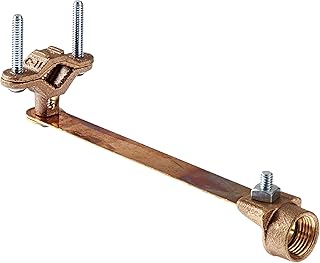 Burndy C-11CSH-1 Cast Bronze Clamp with Copper Strap, 1.06