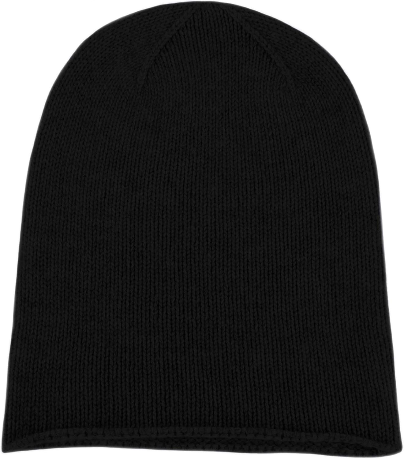Shorts of Hawick Men's 100% Cashmere Beanie Hat - Black - Made in Scotland by Love Cashmere - Image 2
